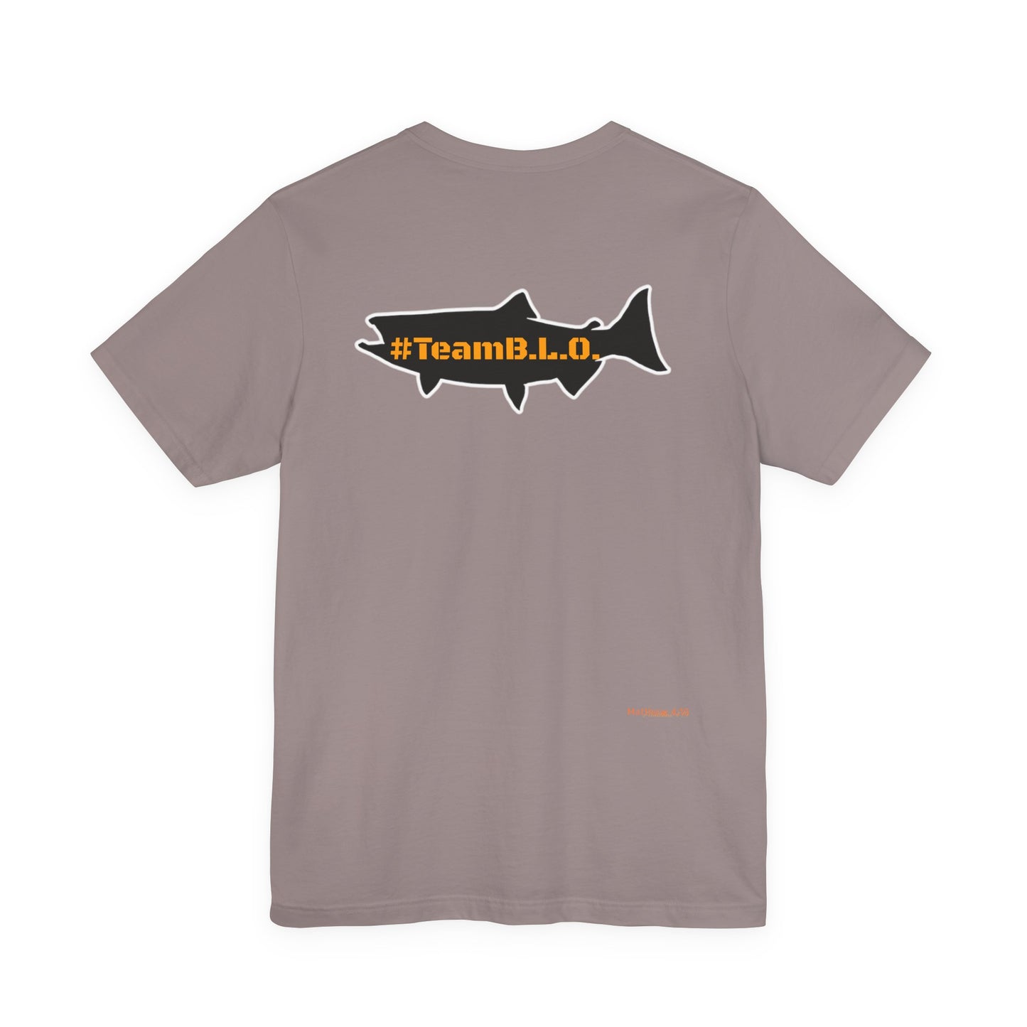 #TeamBLO Tee Orange Lettering