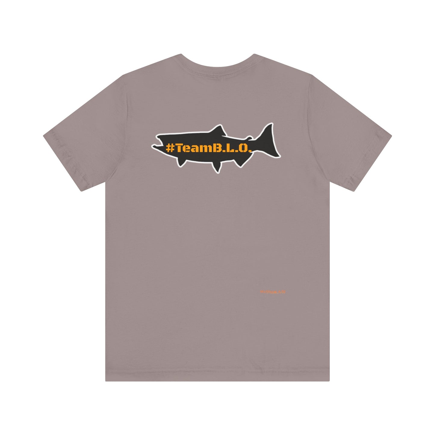 #TeamBLO Tee Orange Lettering