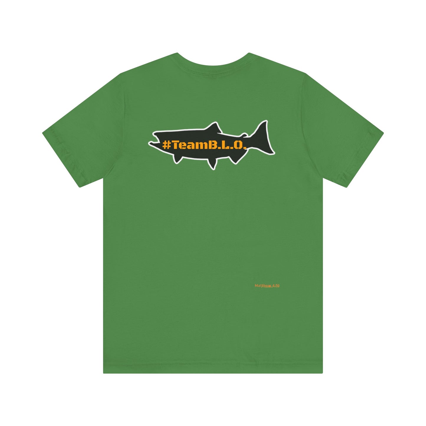 #TeamBLO Tee Orange Lettering