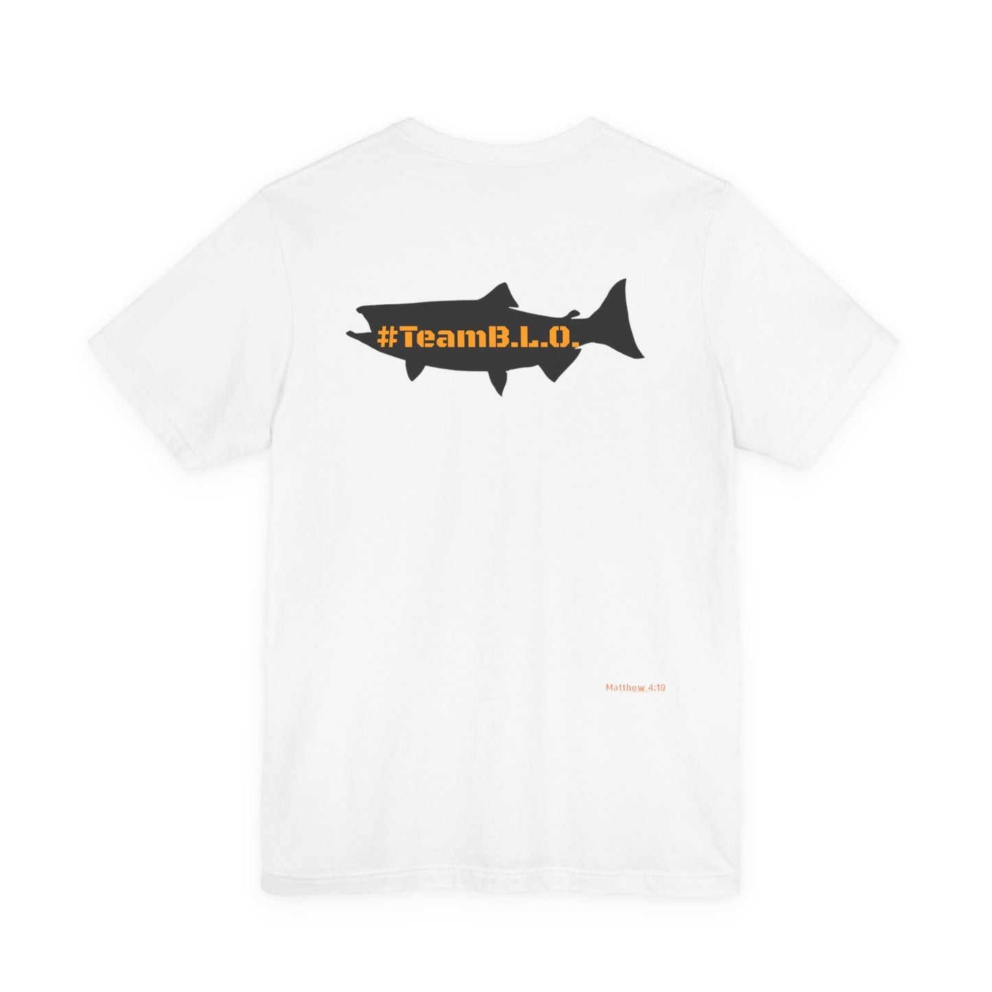 #TeamBLO Tee Orange Lettering