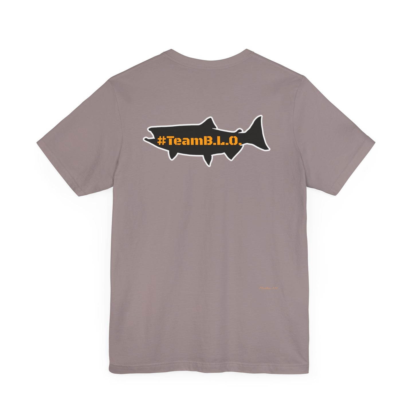 #TeamBLO Tee Orange Lettering