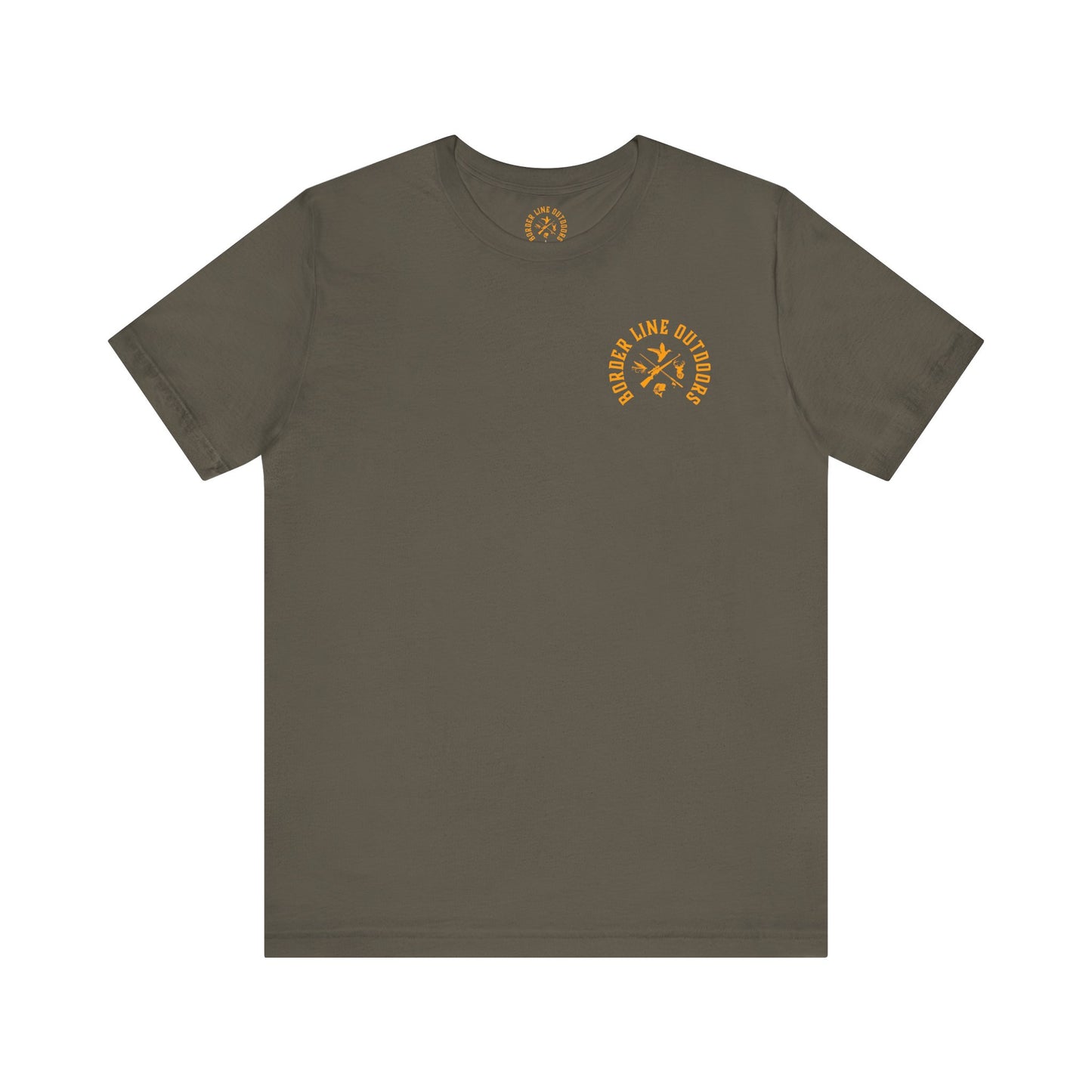 #TeamBLO Tee Orange Lettering