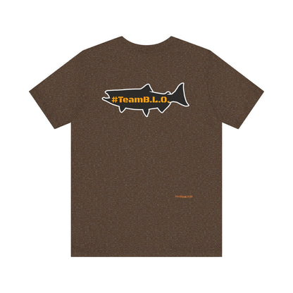 #TeamBLO Tee Orange Lettering