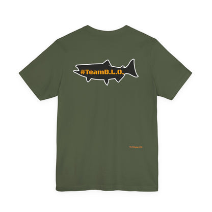 #TeamBLO Tee Orange Lettering