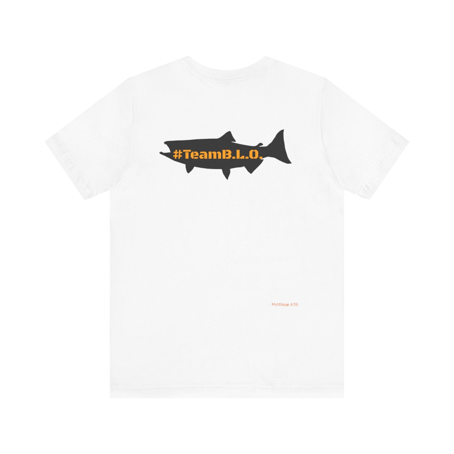 #TeamBLO Tee Orange Lettering