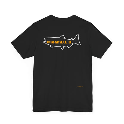 #TeamBLO Tee Orange Lettering