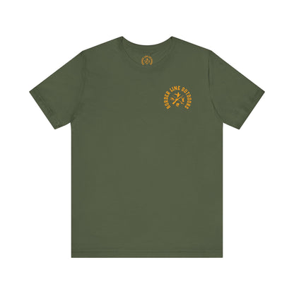 #TeamBLO Tee Orange Lettering