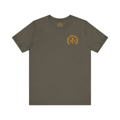 #TeamBLO Tee Orange Lettering