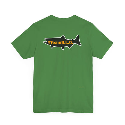 #TeamBLO Tee Orange Lettering