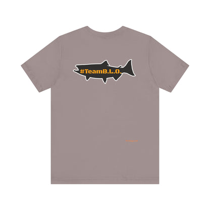 #TeamBLO Tee Orange Lettering