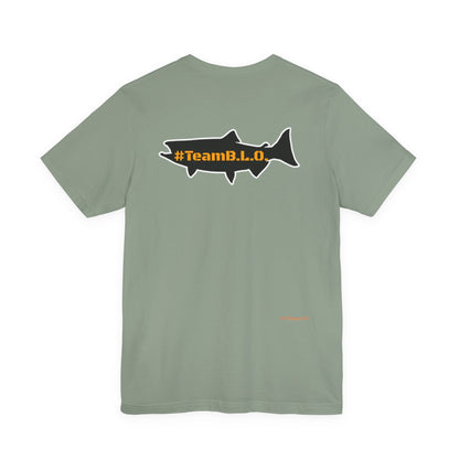 #TeamBLO Tee Orange Lettering