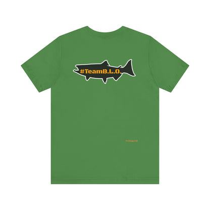#TeamBLO Tee Orange Lettering