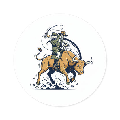 Bull Fishin' Sticker