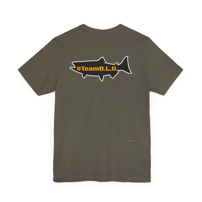 #TeamBLO Tee Orange Lettering