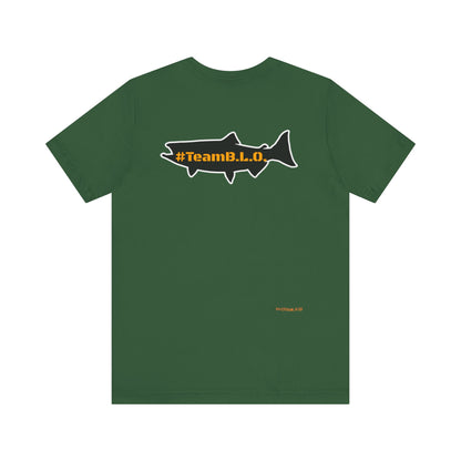 #TeamBLO Tee Orange Lettering