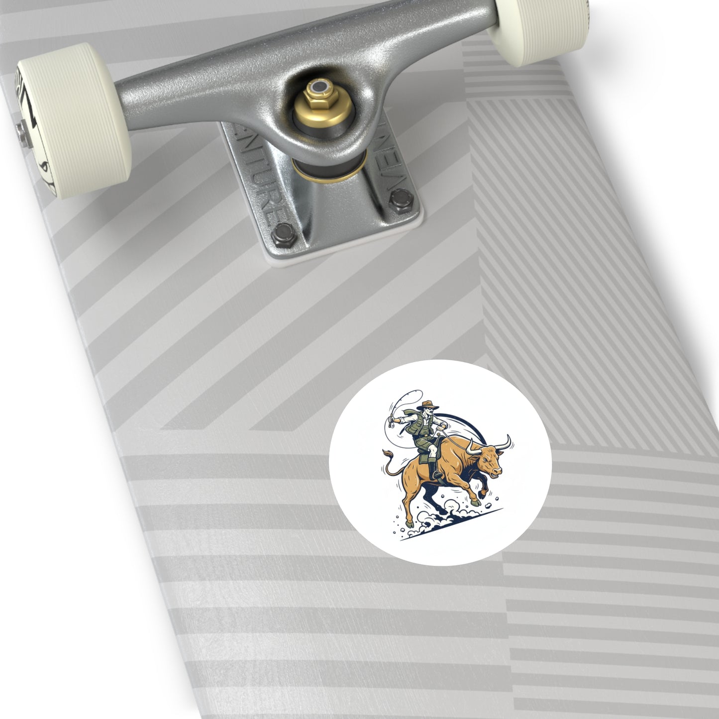 Bull Fishin' Sticker