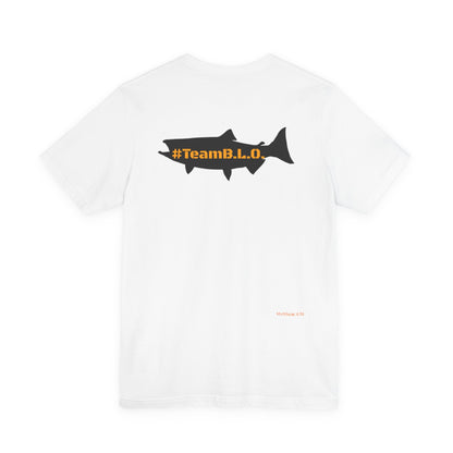#TeamBLO Tee Orange Lettering
