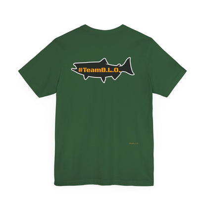 #TeamBLO Tee Orange Lettering