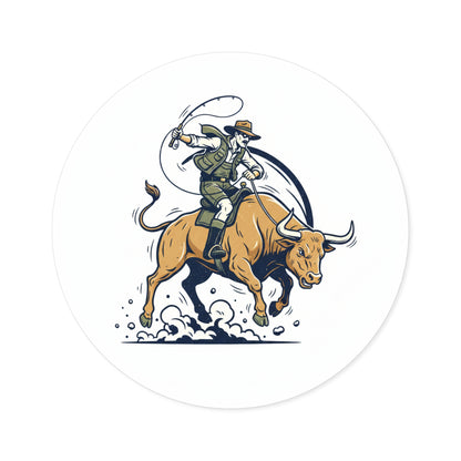 Bull Fishin' Sticker