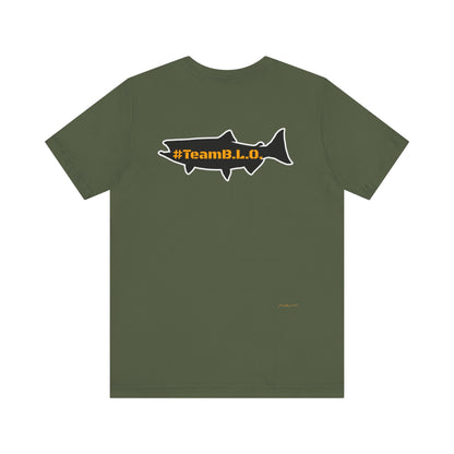 #TeamBLO Tee Orange Lettering