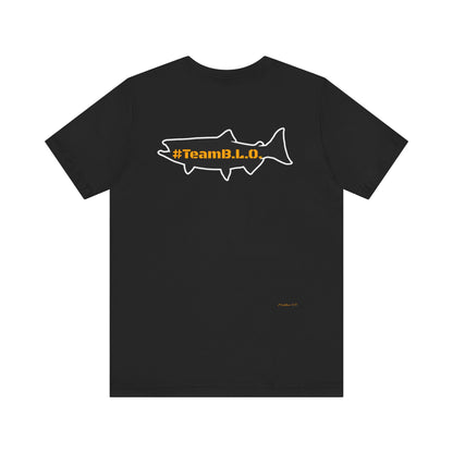 #TeamBLO Tee Orange Lettering