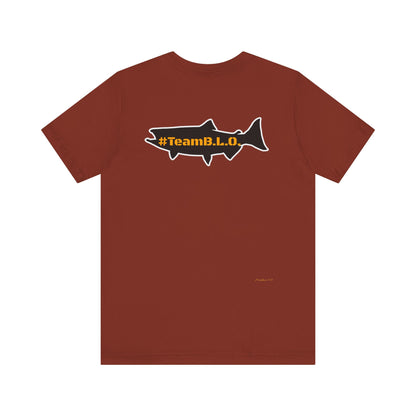 #TeamBLO Tee Orange Lettering