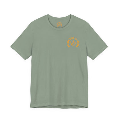 #TeamBLO Tee Orange Lettering