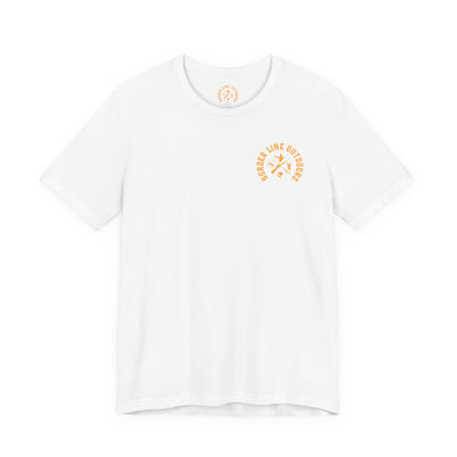 #TeamBLO Tee Orange Lettering