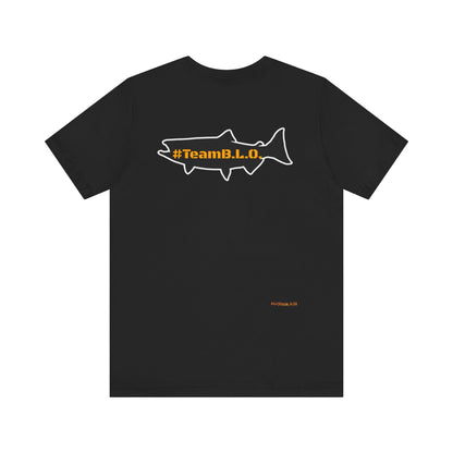 #TeamBLO Tee Orange Lettering