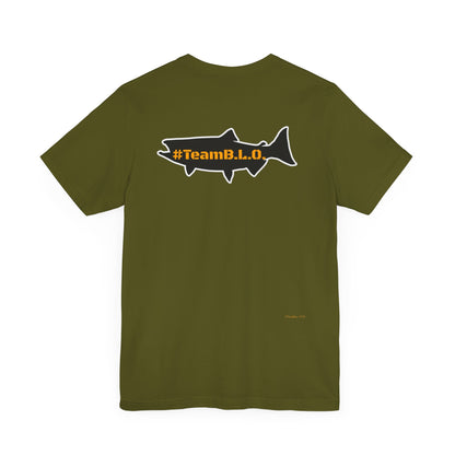 #TeamBLO Tee Orange Lettering