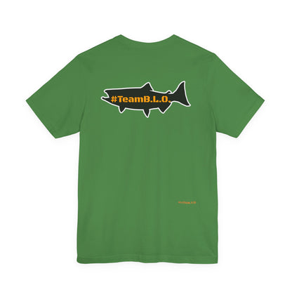 #TeamBLO Tee Orange Lettering